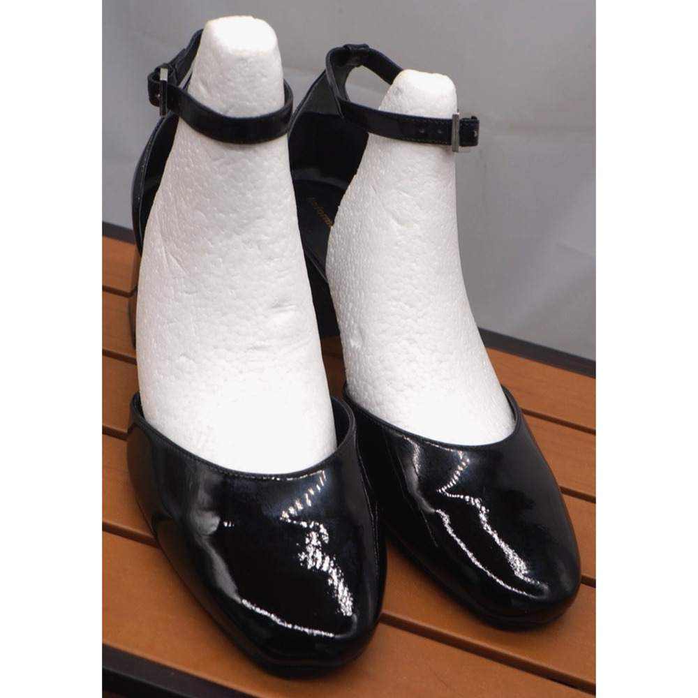 Reformation Mallori Closed Toe Patent Leather Heel Size 10 - Picture 3 of 13